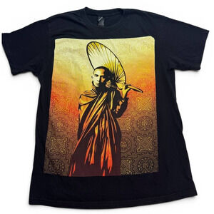 Burmese Monk Obey Graphic T-Shirt Size Medium Streetwear Short Sleeve Tee